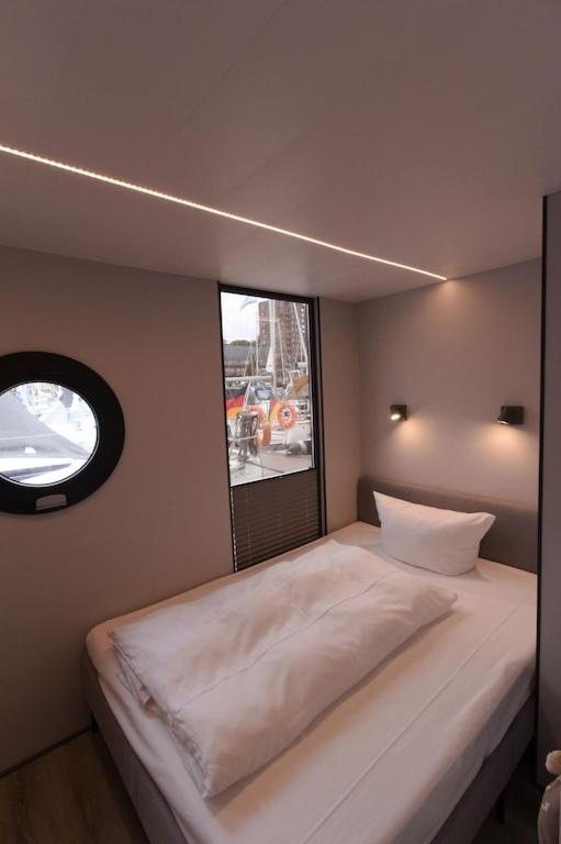 Hausboot Fjord Meeresbrise Mit Dachterrasse In Фленсбург Екстериор снимка